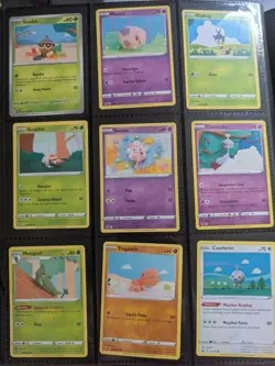 Crocheted Yarn Art Pokemon Cards Set Of 9 Asako Ito English LP - Image 1