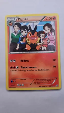 Pokemon Pignite TCG Legendary Treasures 26/113 Regular Uncommon Card - Image 1