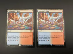 MTG Spirebluff Canal R Outlaws of Thunder Junction #270 [1 Card Per Purchase] - Image 1