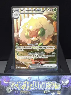 Pokemon Card Whimsicott EX 165/086 Special Illustration Rare White Flare NM - Image 1