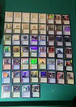 LOTR TCG Lot Of 52 FOIL Cards. NO DOUBLES! ALL UNIQUE! Includes Rares - Image 1