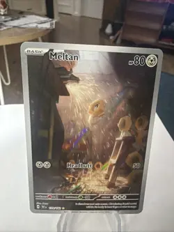 Meltan 179/162 Illustration Rare Temporal Forces Pokemon Card TCG NM - Image 1