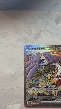 Mint Raging Bolt ex 166/131 Sv: Prismatic Evolutions Holo Pokemon Card - NM/LP - Image 2