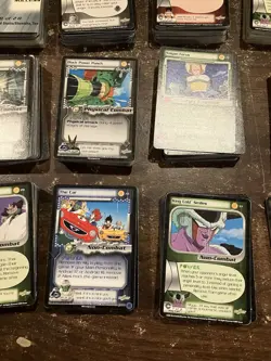 Vintage Lot Of 645 Dragon Ball Z 2001 Bird Studios Cards 2 Holographics W/ Uncom - Image 3