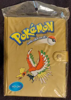 Pokemon Toysite Ho-Oh Card Binder Nintendo Vintage 2000 NEW in Sealed Packaging - Image 1