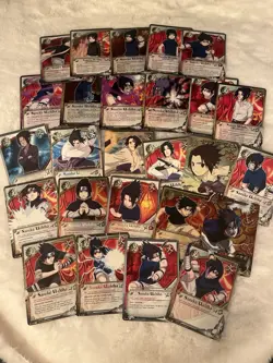 Naruto CCG TCG Sasuke Uchiha Card Lot - Image 1