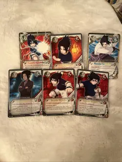 Naruto CCG TCG Sasuke Uchiha Card Lot - Image 3