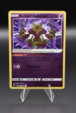 Radiant Alakazam 059/195 Prize Pack Series Cards Holo ‼LP‼US Seller - Image 1