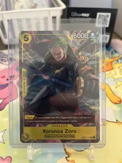 One Piece Promotion Cards #OP07-113 Roronoa Zoro (Illustration Box Vol.3) - Image 1