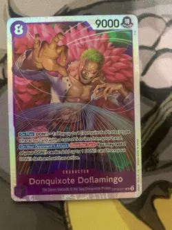 Donquixote Doflamingo OP10-071 English SR Royal Blood One Piece Card Game - Image 1