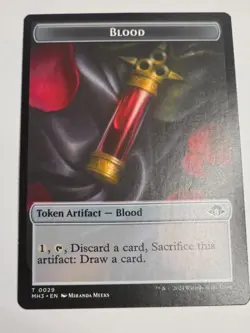 MTG - Blood Token - Modern Horizons 3 - Image 1