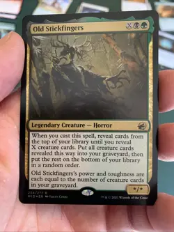 Old Stickfingers - Foil NM, English MTG Innistrad: Midnight Hunt - Image 1