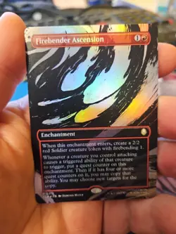 MTG - Avatar: The Last Airbender - Firebender Ascension - Borderless - NM - Foil - Image 1