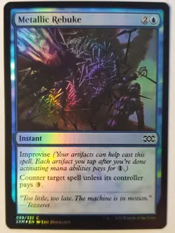 1x Metallic Rebuke Double Masters Foil - NM Condition - Image 1