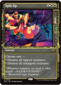 Split Up (Showcase, Regular, #304, NM) Duskmourn: House of Horror (DSK), MTG - Image 1
