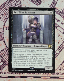 MTG Rev, Tithe Extractor Showcase Anime Foundations Jumpstart NM - Image 1