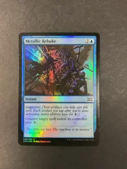 Metallic Rebuke - Foil - Double Masters - Magic the Gathering - MTG - Image 1