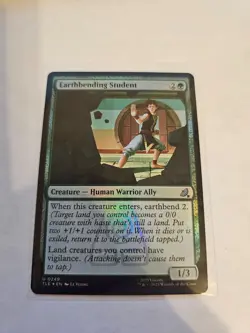 Earthbending Student FOIL MTG Avatar: TLA Eternal-Legal Nm/M - Image 1