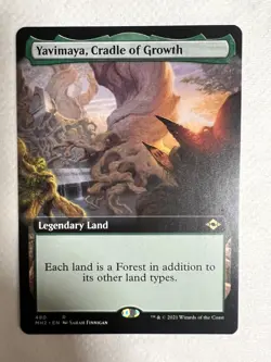 Yavimaya, Cradle of Growth (Extended Art) Modern Horizons 2 Regular NON-foil - Image 1