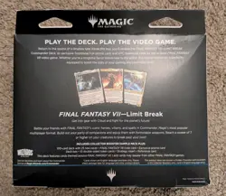 MTG FFVII Video Game Edition Limit Break Commander Deck Final Fantasy Brand New - Image 2