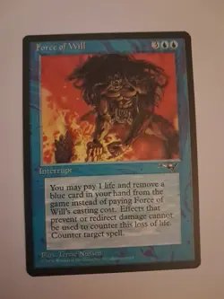 Force of Will LP MTG Magic the Gathering Alliances - Image 1
