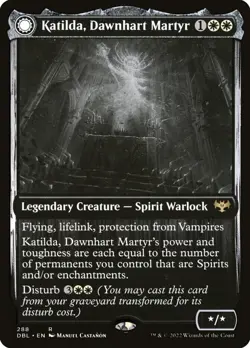 MTG Katilda, Dawnhart Martyr Katildas Rising Dawn - Innistrad: Double Feature - Image 1