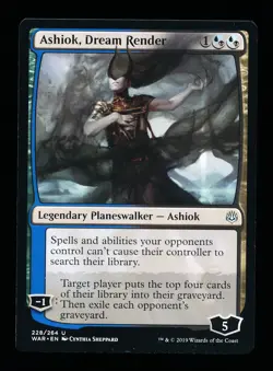 * * 1x Ashiok, Dream Render x1 * * War of the Spark MTG NM Near Mint - Image 1