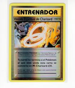 ~ESP~ SPANISH Charizard Spirit Link XY Evolutions 75 Pokemon Card (g3) - Image 1