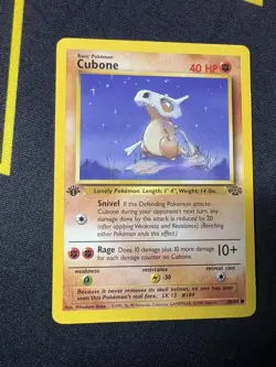Pokemon Cubone 1st Edition 50/64 - Jungle - Near Mint Condition!! - Image 2