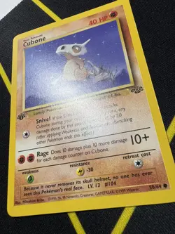 Pokemon Cubone 1st Edition 50/64 - Jungle - Near Mint Condition!! - Image 4