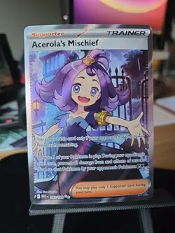 Acerola's Mischief ME01 165/132 Ultra Rare Pokemon TCG Mega Evolution - NM - Image 2