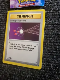 Energy Retrieval 81/102 - 1st Edition SHADOWLESS - Pokemon Base Set Trainer PL - Image 2