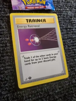 Energy Retrieval 81/102 - 1st Edition SHADOWLESS - Pokemon Base Set Trainer PL - Image 3