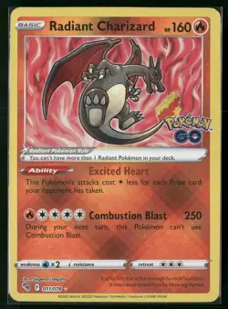 Radiant Charizard LP 011/078 - Pokemon TCG - Image 1