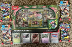 Pokemon Mega Evolution Lot-Sealed Collector Box & 4 Sealed Boosters Pks, & More! - Image 1