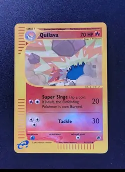 E-SERIES - Expedition Quilava Reverse Holo - Pokemon TCG - Image 1