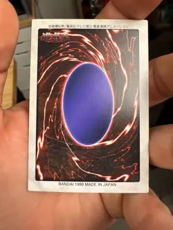 Yu-Gi-Oh! Card Time Wizard Bandai No.47 1999 Holo Japanese - Image 5