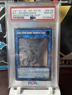 2021 Yu-Gi-Oh! Black Luster Soldier of Chaos GFTP-EN132 Ghost Rare PSA 10 - Image 1
