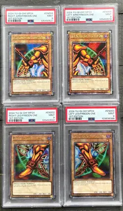2024 Yu-Gi-Oh Arms & Legs of the Forbidden One MP24-EN004 QCSR PSA 9 Set - Image 1