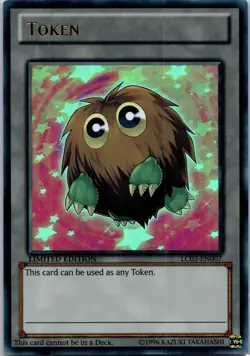 Yugioh Token: Kuriboh (Orange) LC03-EN007 Limited Edition Ultra Rare NM - Image 1