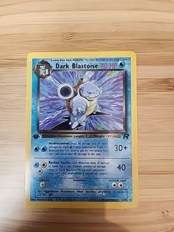 Dark Blastoise 1st Edition #20 - WOTC Pokemon Card Team Rocket Set Mint And Clea - Image 1