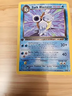 Dark Blastoise 1st Edition #20 - WOTC Pokemon Card Team Rocket Set Mint And Clea - Image 5