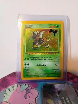 Pokemon TCG Pinsir Holo Rare Card Jungle Unlimited, No Symbol Error, Card 9/64 - Image 1