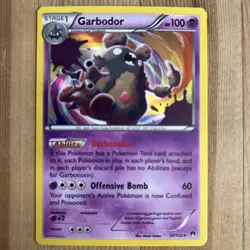 Garbodor 57/122 - XY BREAKpoint - Rare Holo Pokemon Card NM - Image 1