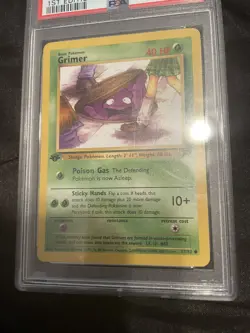 2000 Pokemon Team Rocket 1st Edition 57/82 - Grimer - PSA 8 NM-MT vintage card - Image 2