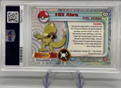 1999 Pokemon Topps #63 Abra PSA 8 NM-MT Near Mint Mint Vintage Trading Card - Image 2