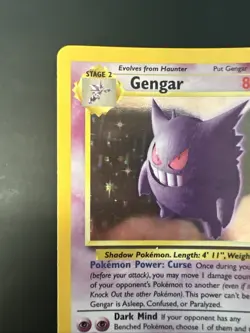 Gengar 5/62 Fossil Holo Pokemon Cards TCG Near Mint - Image 2