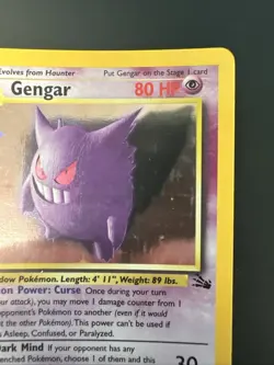 Gengar 5/62 Fossil Holo Pokemon Cards TCG Near Mint - Image 3
