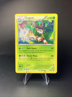 Gogoat XY16 Black Star Promo Holo Rare Pokemon Card NM With Cosmo Swirl! - Image 1
