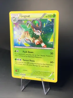 Gogoat XY16 Black Star Promo Holo Rare Pokemon Card NM With Cosmo Swirl! - Image 2
